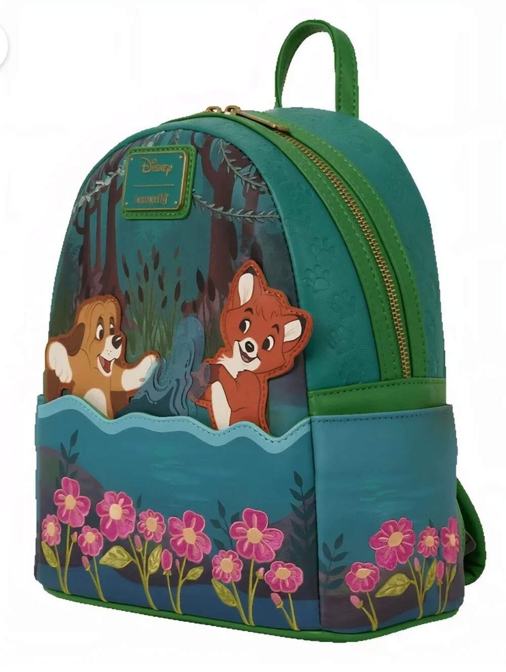 Disney Hard Tag Loungefly Mini Backpack. Fox & The Hound.